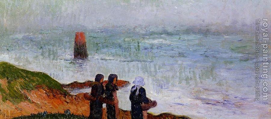 Henri Moret : Breton Women by the Sea